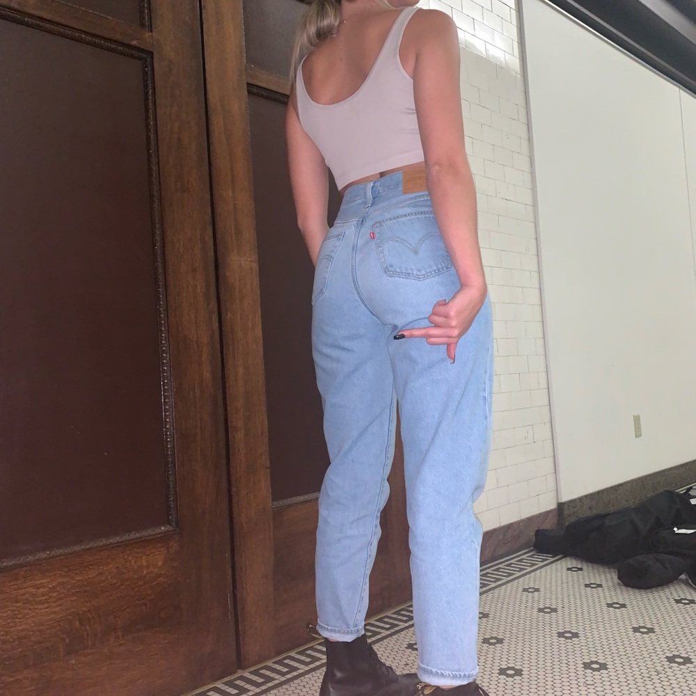 Levi's Women's Sky Blue High Rise Jeans